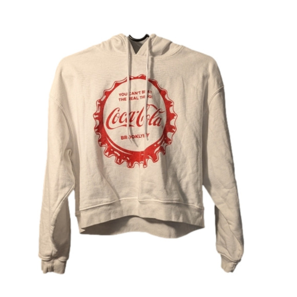 Coca Cola Tops - Coca-Cola size medium crop top hoodie